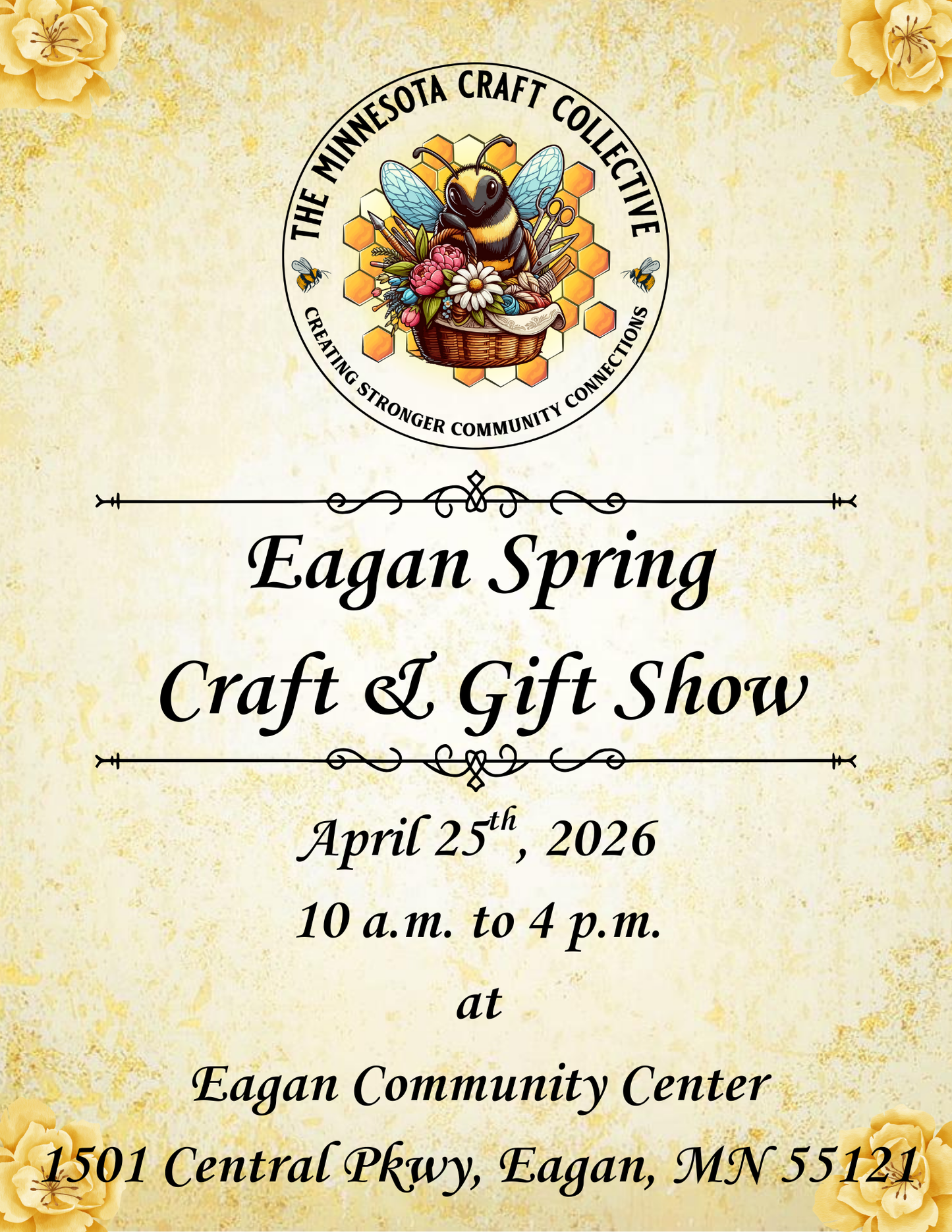 April 25th, 2026 - Eagan Spring Craft & Gift Show