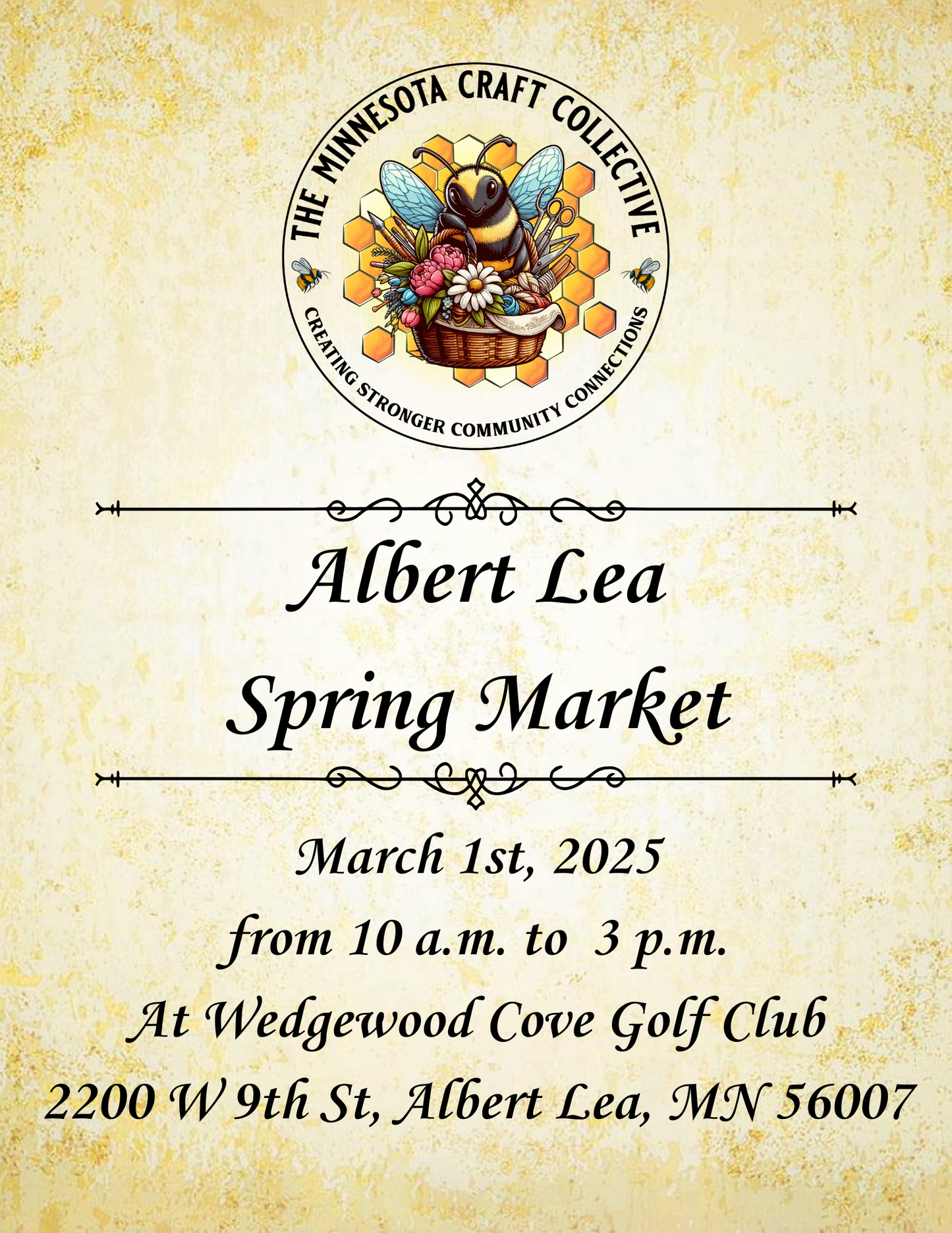 March 1st, 2025 - Albert Lea Spring Market