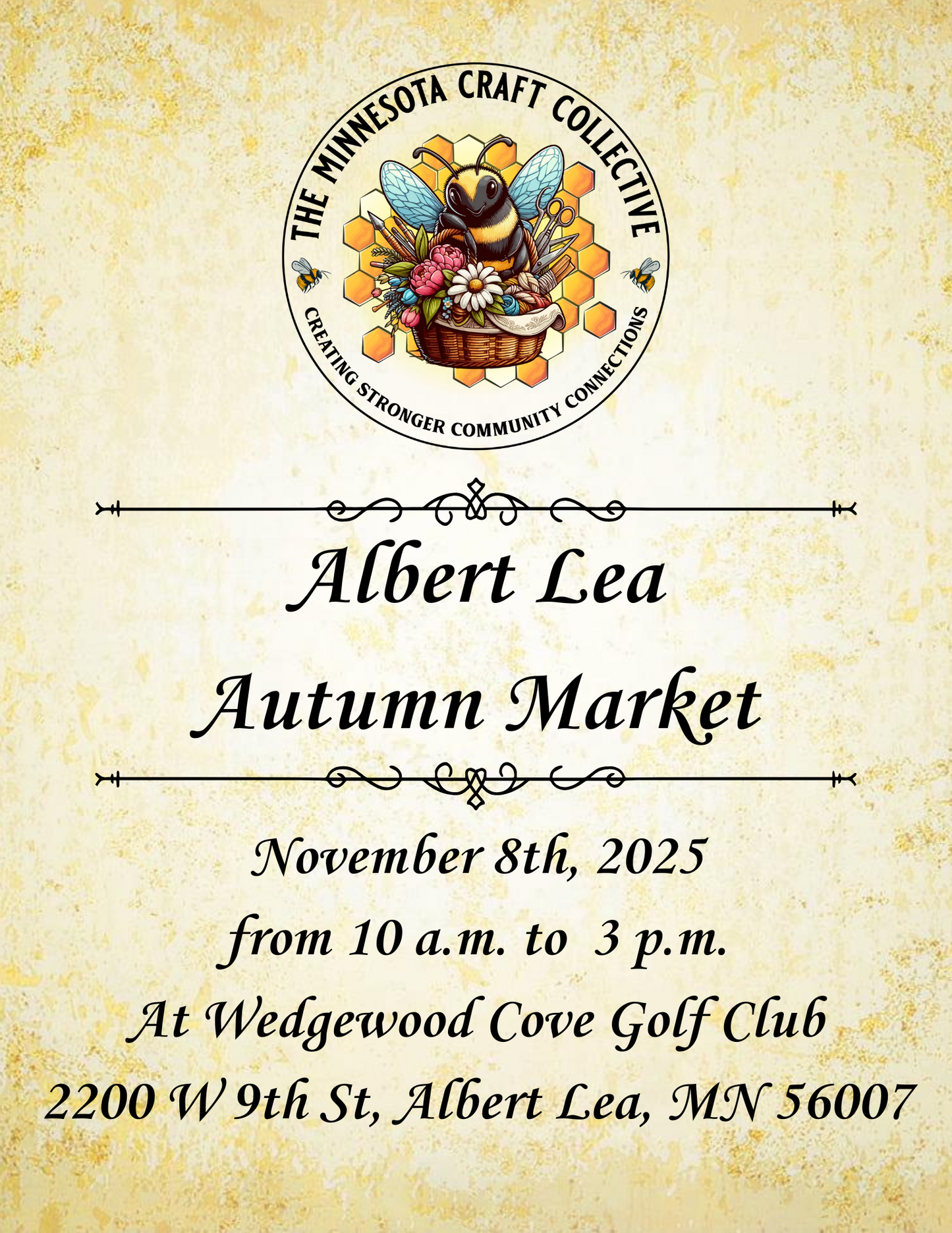 November 8th, 2025 - Albert Lea Autumn Market