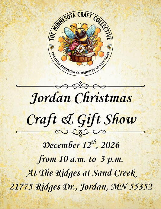 December 12th, 2026 - Jordan Christmas Craft & Gift Show (4th Annual)