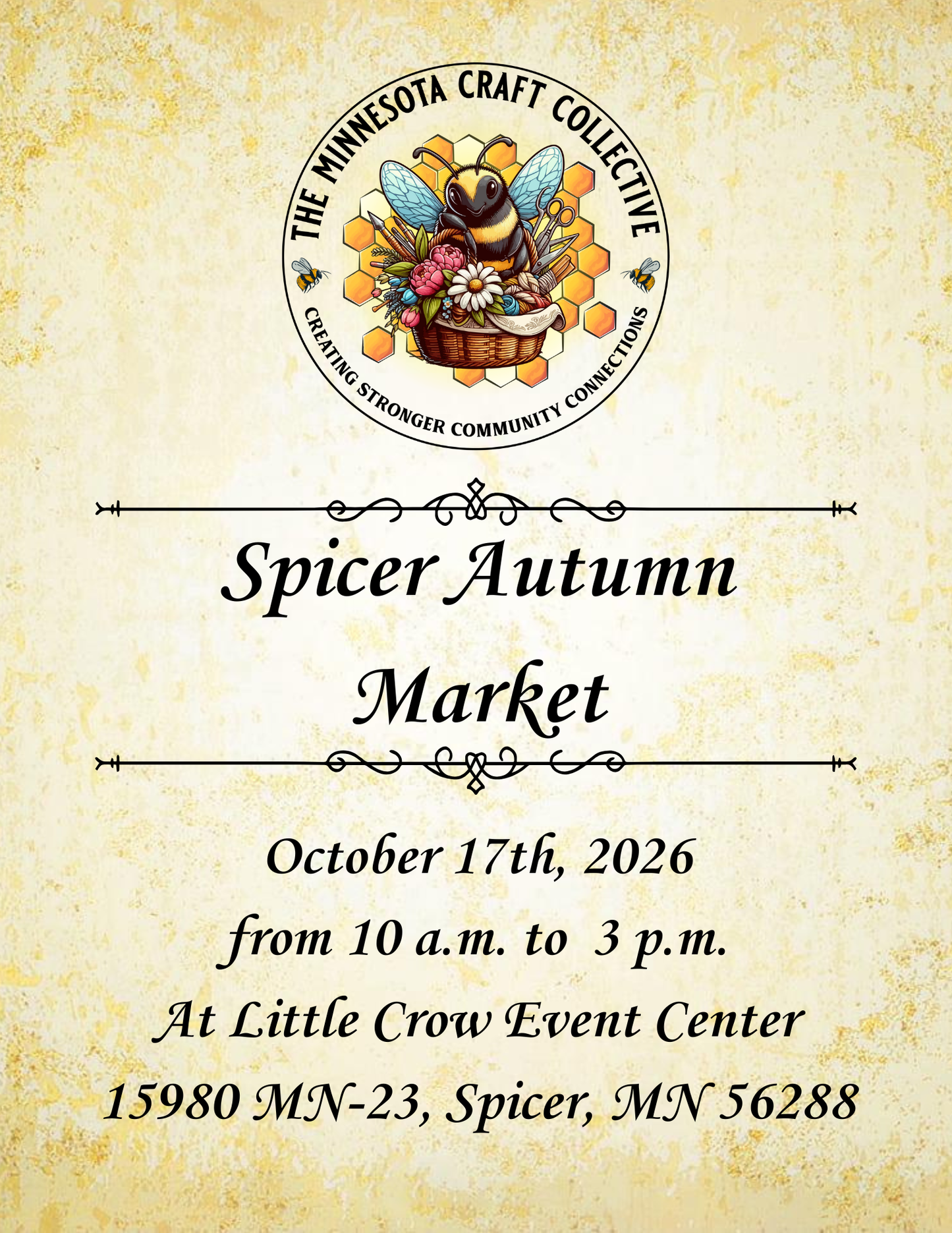 October 17th, 2026 - Spicer Autumn Market