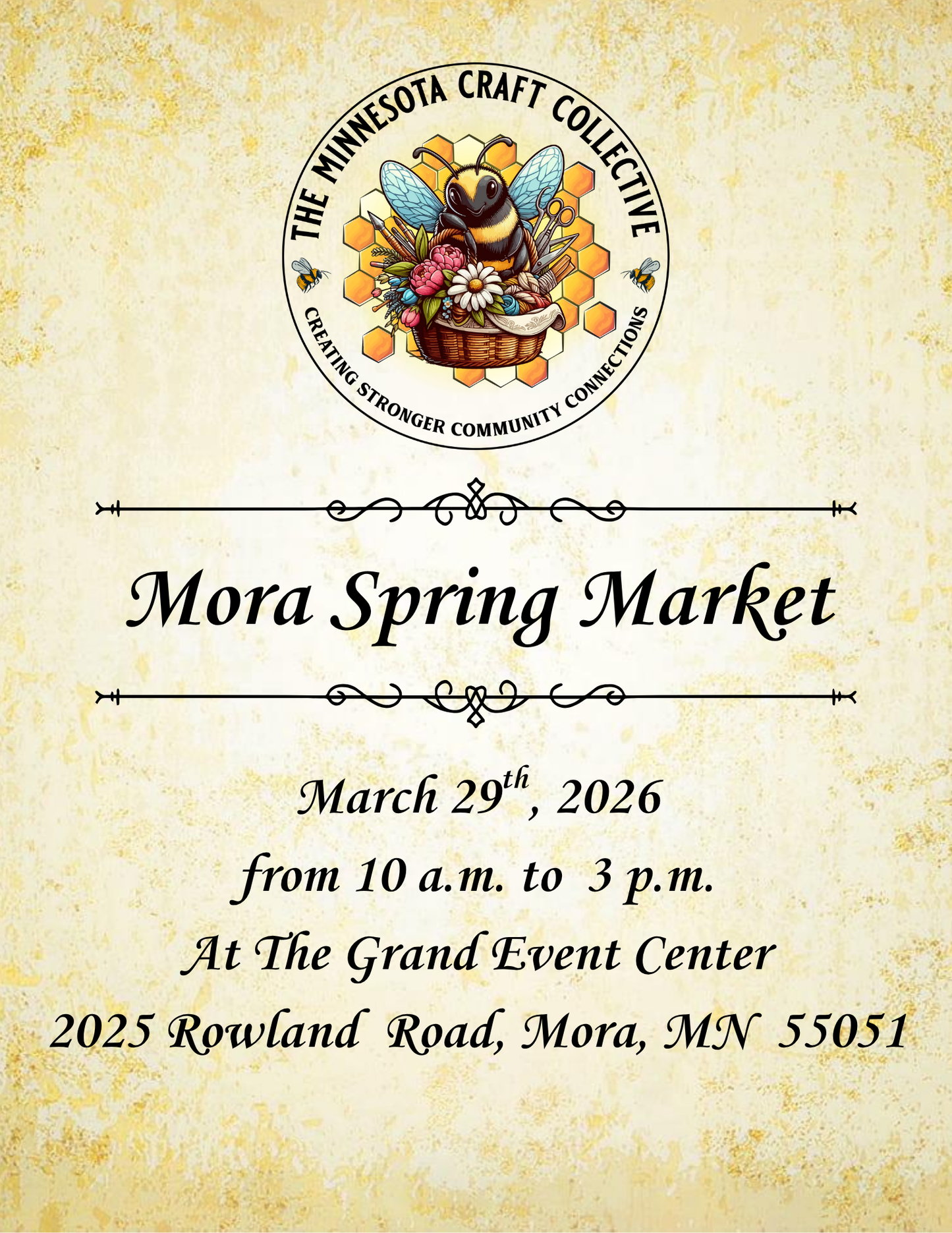 March 29th, 2026 - Mora Spring Market (3rd Annual)