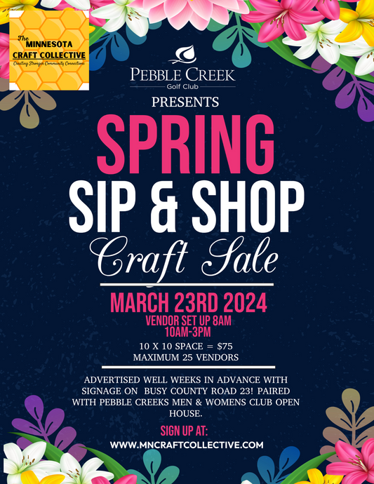 March 23rd, 2024 - Pebble Creek Sip & Shop